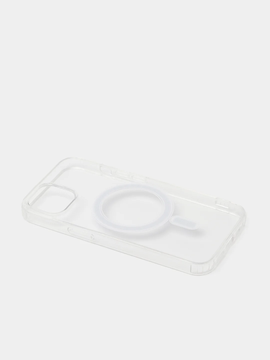 Чехол силиконовый MagSafe для iPhone 11 / 12/ 13/ 14 / 15, прозрачный