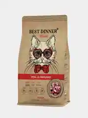 Корм сухой Бест Диннер Cat Adult Holistic, телятина с орегано, 10 кг
