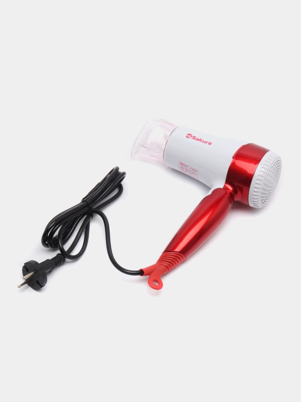 Фен для волос Sakura SA-4039WR, 1400 Вт, 2 температурных режима