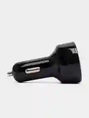 Черный автомобильное зарядное устройство с 4 USB-портами, быстрая зарядка 3,0