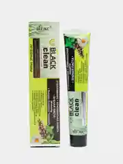 Зубная паста Black clean с углем и лечебными травами, 85 г