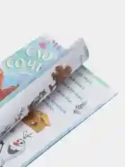 Бирюзовый обучающие книги "Учимся читать с Эльзой и Анной. Холодное сердце"