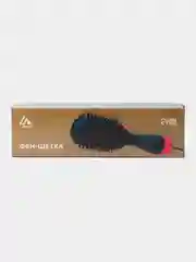 Фен-щётка LuazON LFS-04, 1000 Вт, 3 скорости, 3 режима, чёрно-розовая