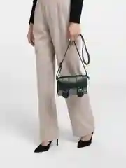 Зеленый сумка женская через плечо