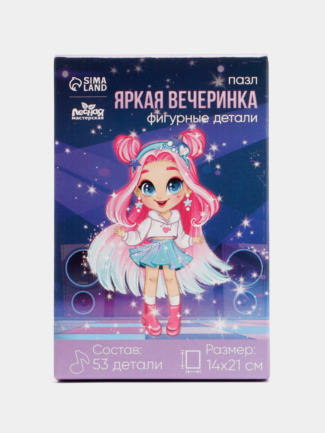 Пазл "Яркая вечеринка", фигурные детали