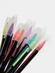 Коралловый набор гелевых ручек из 12 штук (металик, пастельные тона, с блестками, перламутр)