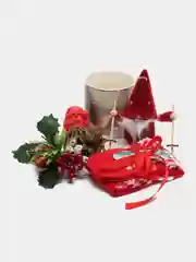 Багровый новогодний подарочный набор: мыло ручной работы, носки