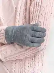 Серый детские демисезонные перчатки