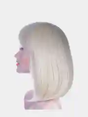 Прозрачный парик клоуна цветной, кудрявый