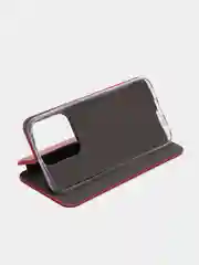 Красный чехол-книжка для Tecno Spark 8C / Spark Go 2022 (Техно Спарк 8С / Спарк Го 2022)