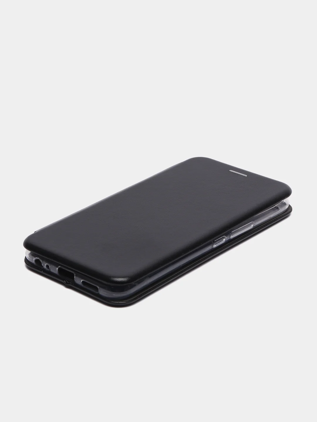Черный чехол-книжка для Tecno Spark 8C / Spark Go 2022 (Техно Спарк 8С / Спарк Го 2022)