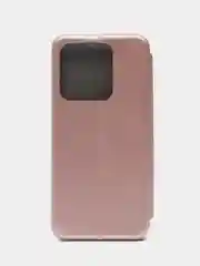 Розовый чехол-книжка для Tecno Spark 8C / Spark Go 2022 (Техно Спарк 8С / Спарк Го 2022)