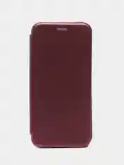 Бордовый чехол-книжка для Tecno Spark 8C / Spark Go 2022 (Техно Спарк 8С / Спарк Го 2022)