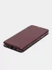 Бордовый чехол-книжка для Tecno Spark 5 Air (Техно Спарк 5 Аир)
