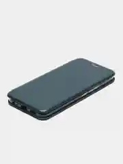 Зеленый чехол-книжка для Tecno Spark 8C / Spark Go 2022 (Техно Спарк 8С / Спарк Го 2022)