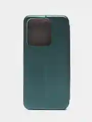 Зеленый чехол-книжка для Tecno Spark 8C / Spark Go 2022 (Техно Спарк 8С / Спарк Го 2022)