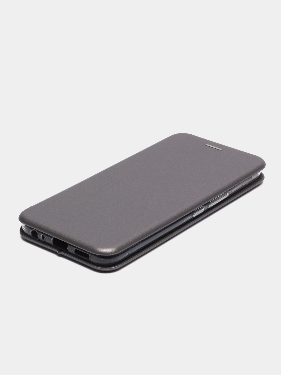 Серый чехол-книжка для Tecno Spark 8C / Spark Go 2022 (Техно Спарк 8С / Спарк Го 2022)