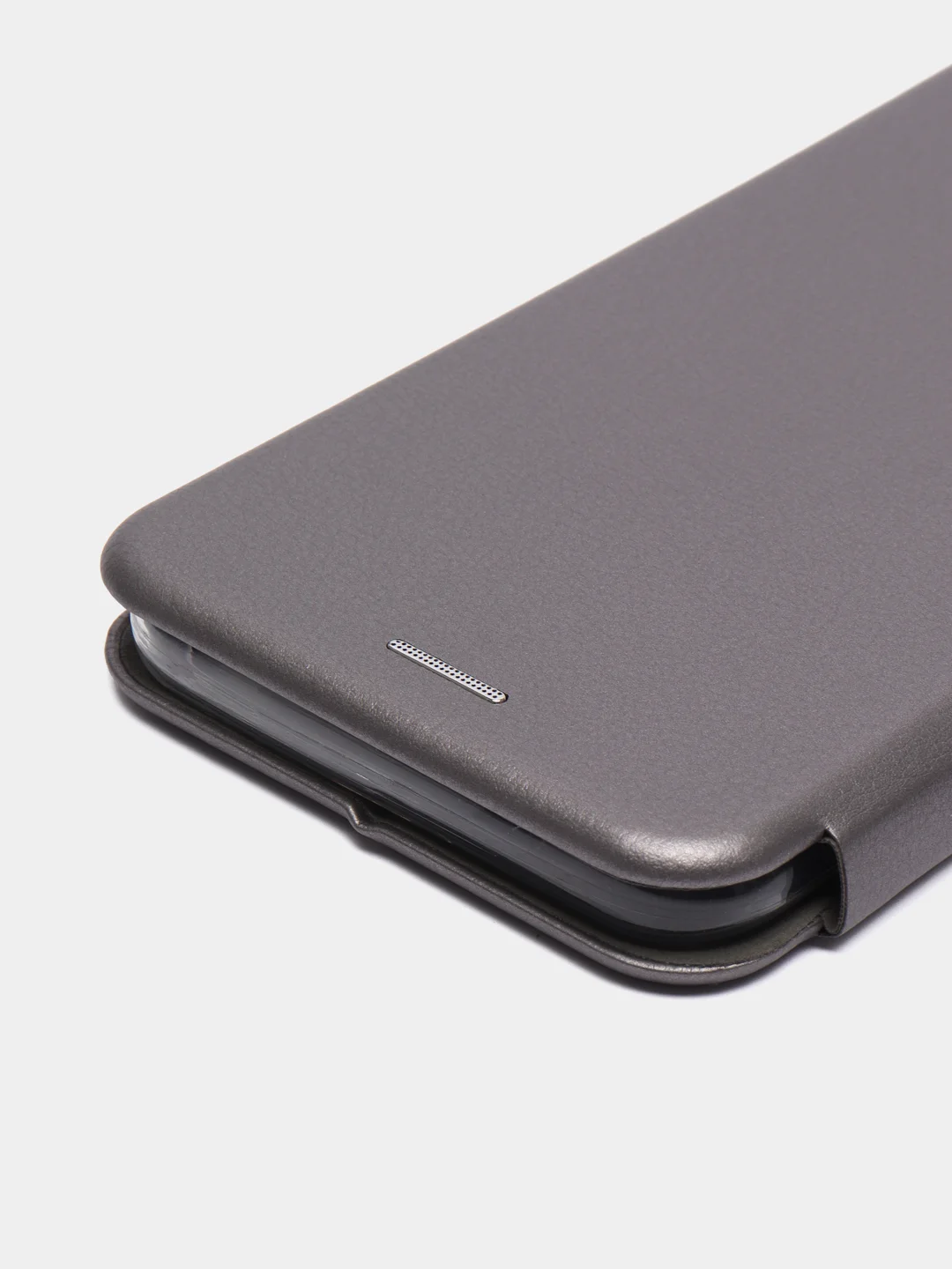 Серый чехол-книжка для Tecno Spark 8C / Spark Go 2022 (Техно Спарк 8С / Спарк Го 2022)
