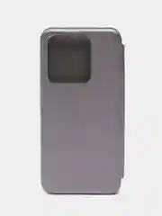 Серый чехол-книжка для Tecno Spark 8C / Spark Go 2022 (Техно Спарк 8С / Спарк Го 2022)