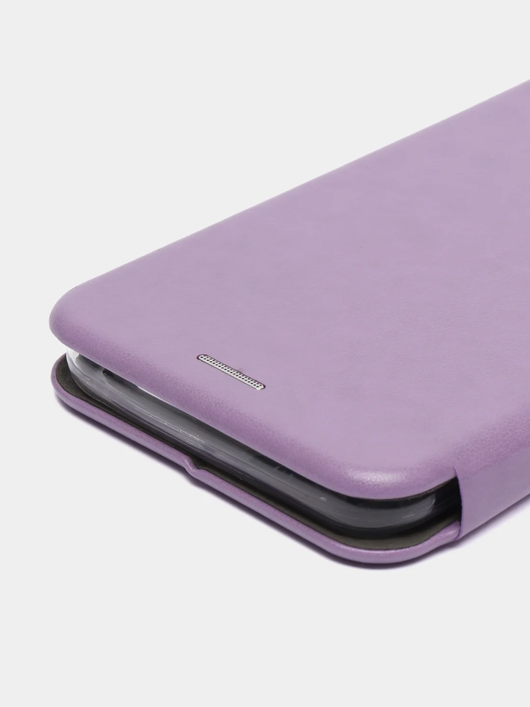 Сиреневый чехол-книжка для Tecno Spark 8C / Spark Go 2022 (Техно Спарк 8С / Спарк Го 2022)