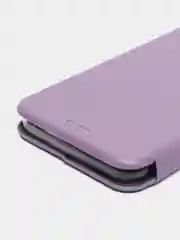 Сиреневый чехол-книжка для Tecno Spark 8C / Spark Go 2022 (Техно Спарк 8С / Спарк Го 2022)