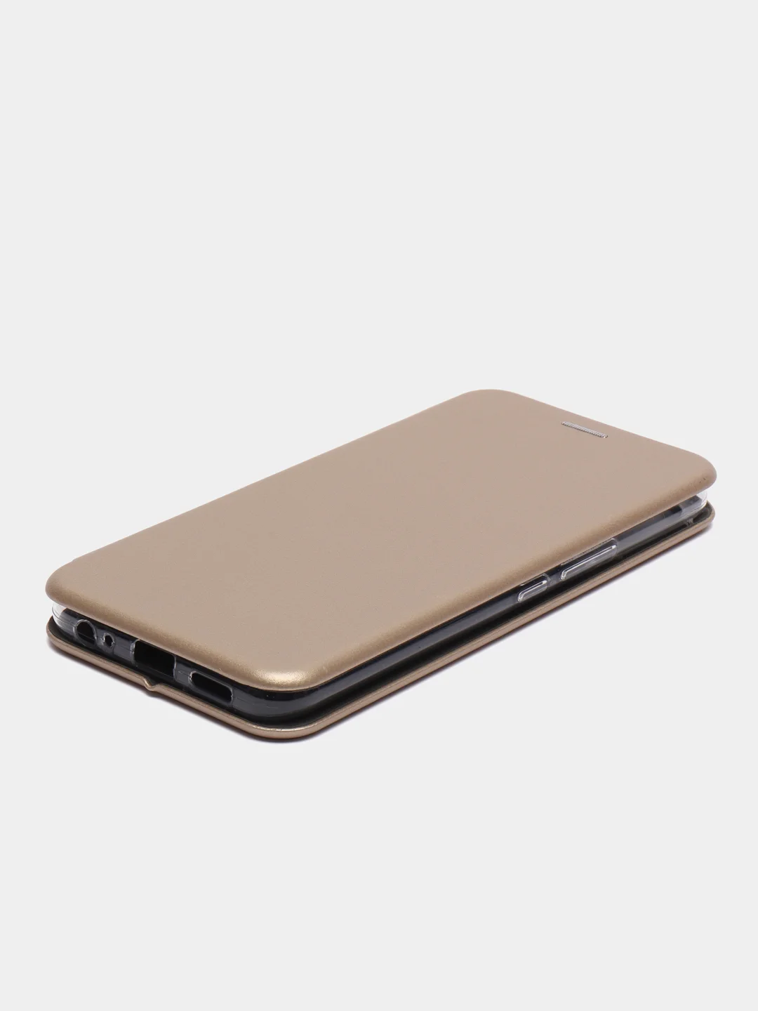 Золотой чехол-книжка для Tecno Spark 8C / Spark Go 2022 (Техно Спарк 8С / Спарк Го 2022)
