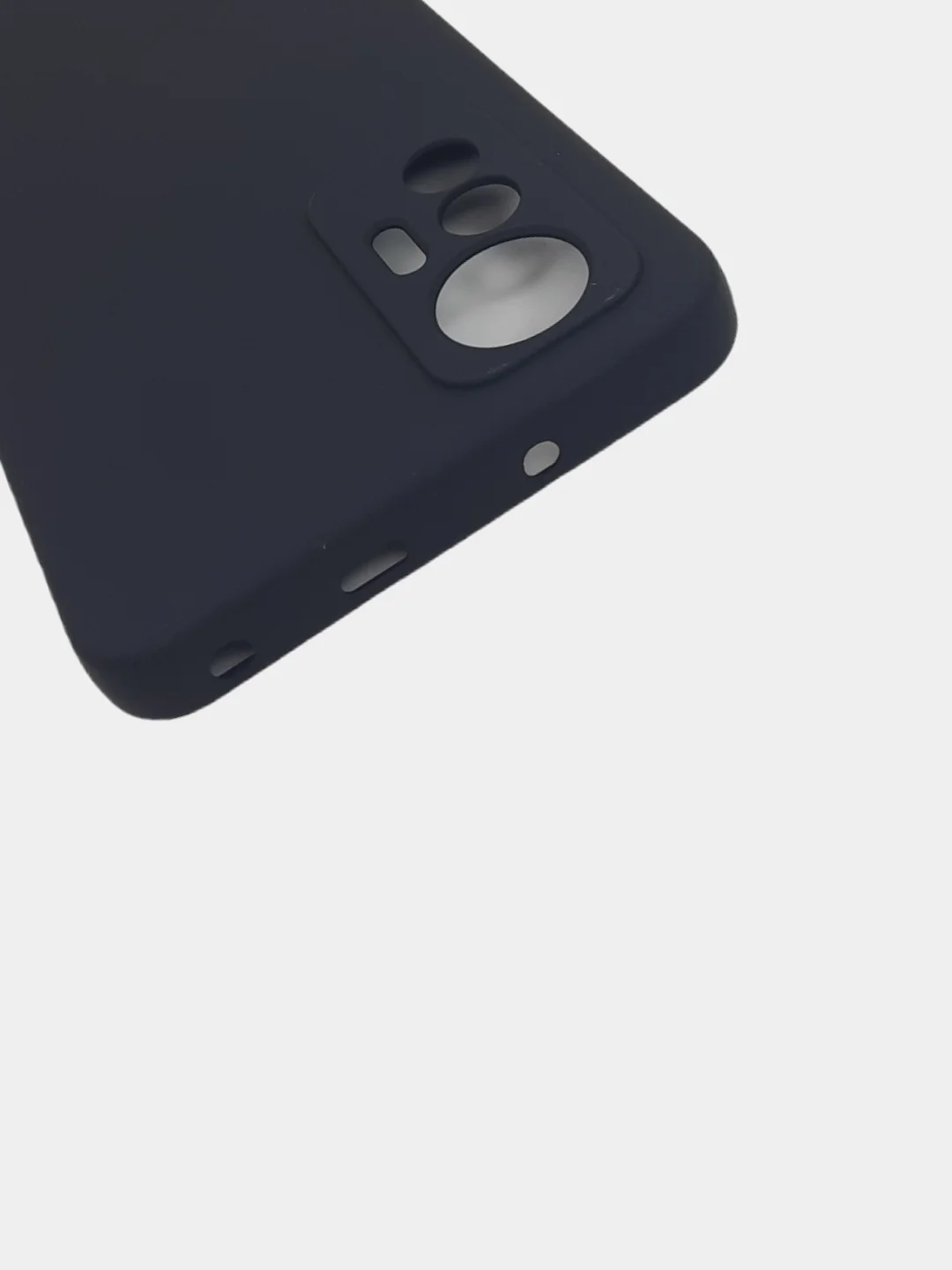 Черный чехол Xiaomi 12 Lite Сяоми 12 Лайт силиконовый закрый низ бархат внутри Silicone Cover