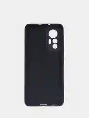 Черный чехол Xiaomi 12 Lite Сяоми 12 Лайт силиконовый закрый низ бархат внутри Silicone Cover