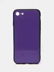 Фиолетовый чехол iPhone 6 / 6s / 7 / 8 / X / Xs / 7 Plus / 8 Plus / 5 / 5s / Se стеклянная панель