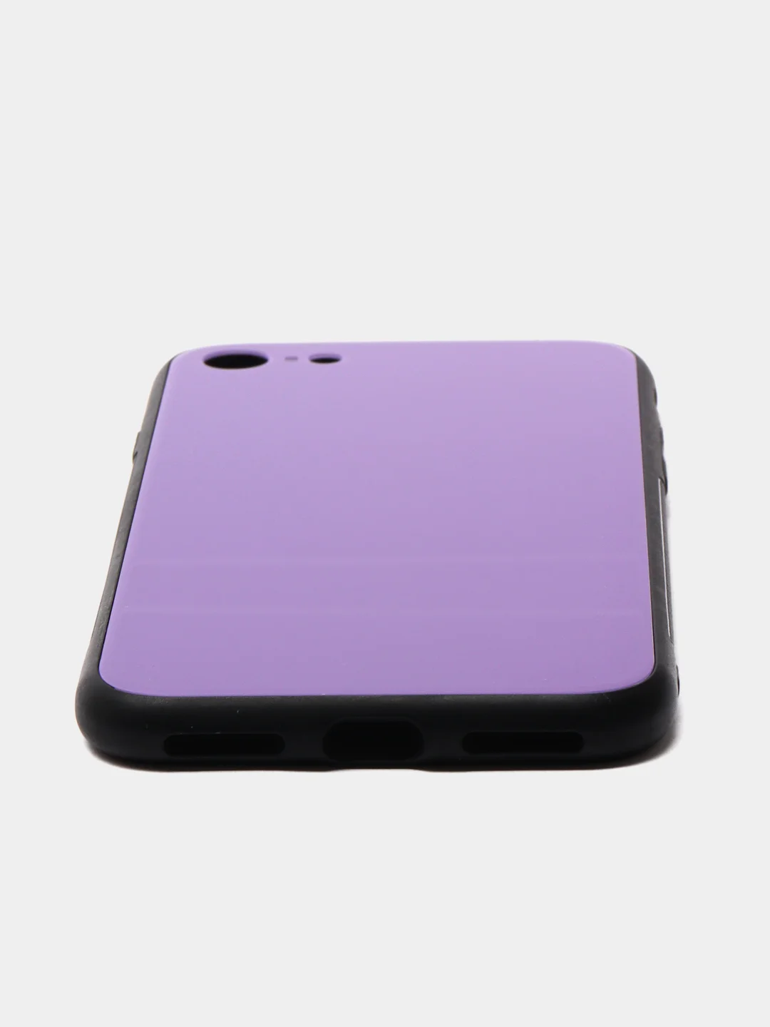 Фиолетовый чехол iPhone 6 / 6s / 7 / 8 / X / Xs / 7 Plus / 8 Plus / 5 / 5s / Se стеклянная панель