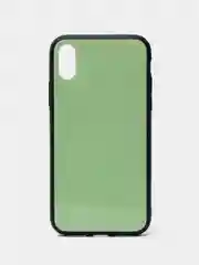Салатовый чехол iPhone 6 / 6s / 7 / 8 / X / Xs / 7 Plus / 8 Plus / 5 / 5s / Se стеклянная панель