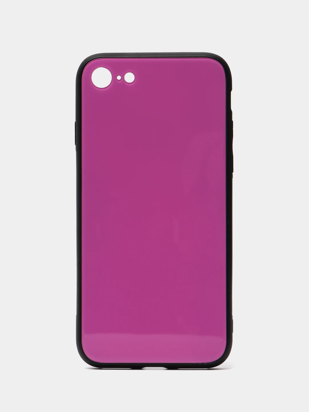 Фуксия чехол iPhone 6 / 6s / 7 / 8 / X / Xs / 7 Plus / 8 Plus / 5 / 5s / Se стеклянная панель