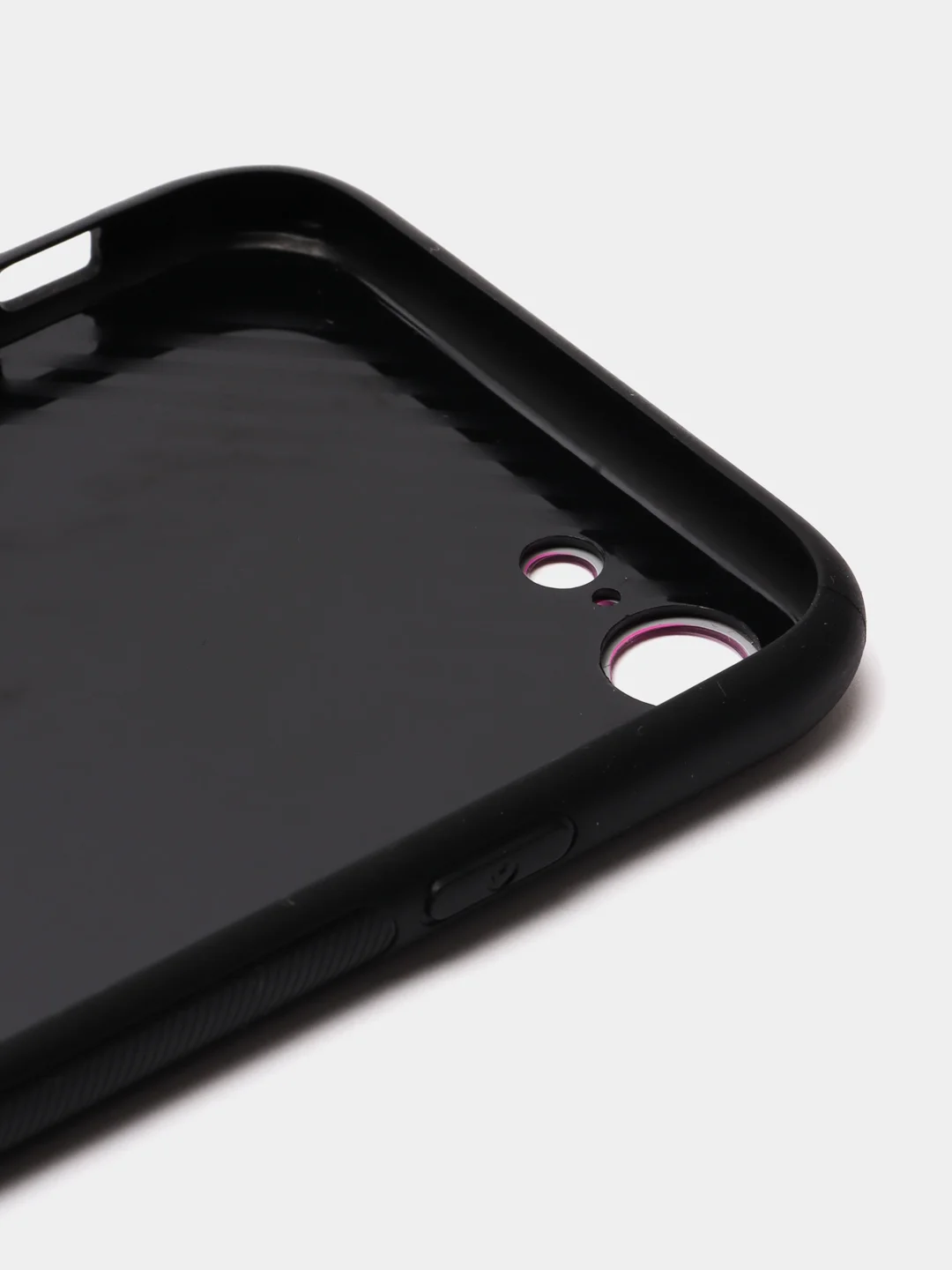 Фуксия чехол iPhone 6 / 6s / 7 / 8 / X / Xs / 7 Plus / 8 Plus / 5 / 5s / Se стеклянная панель