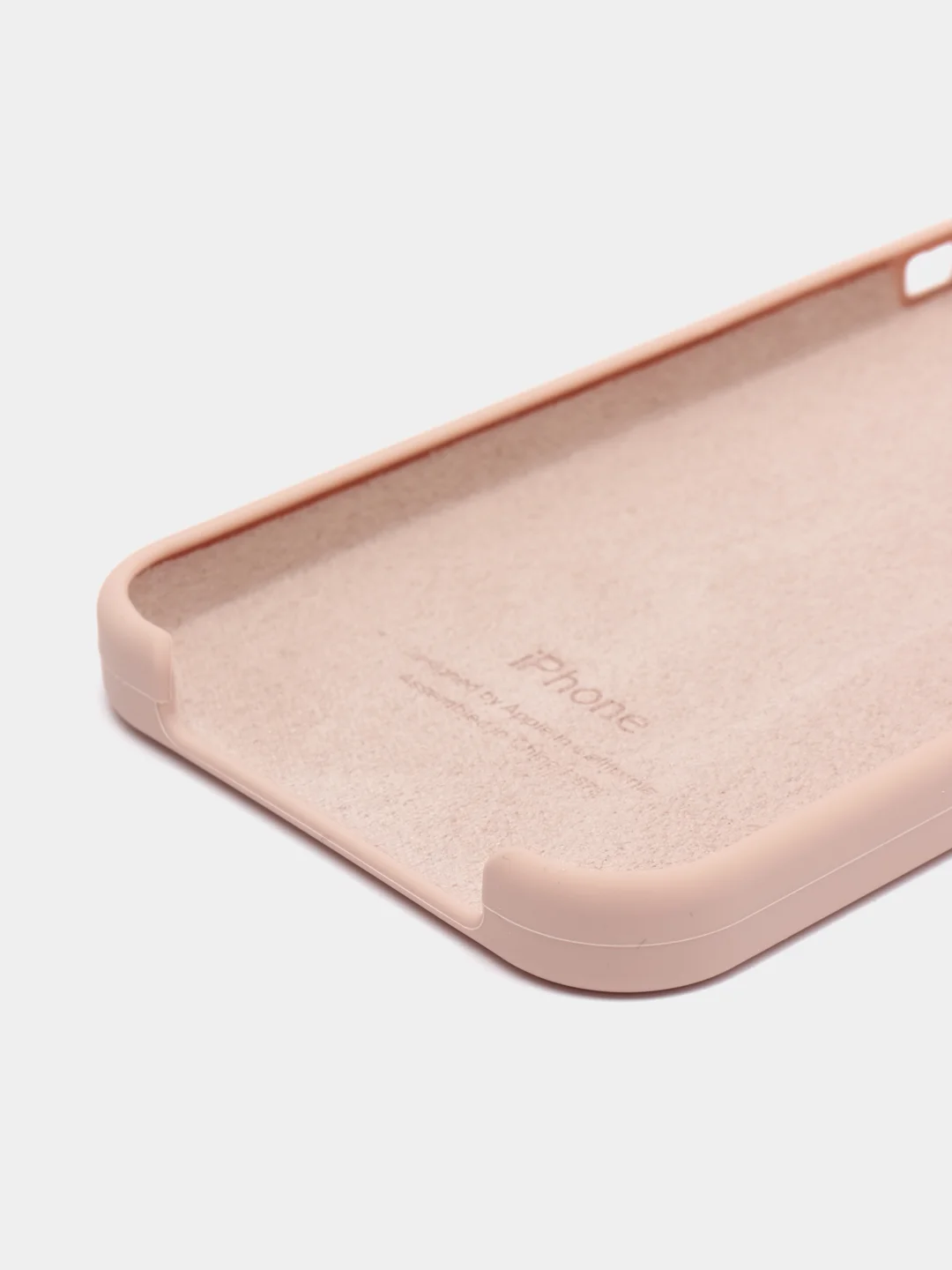 Пудровый чехол iPhone 13, 13 mini, 13 Pro, 13 Pro Max силиконовый Silicone case с открытым низом