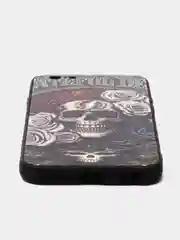 Черный чехол с рисунком для iPhone 5 / 5s / Se / 6 / 6s / 7 / 8 / Se 2020 стеклянная панель