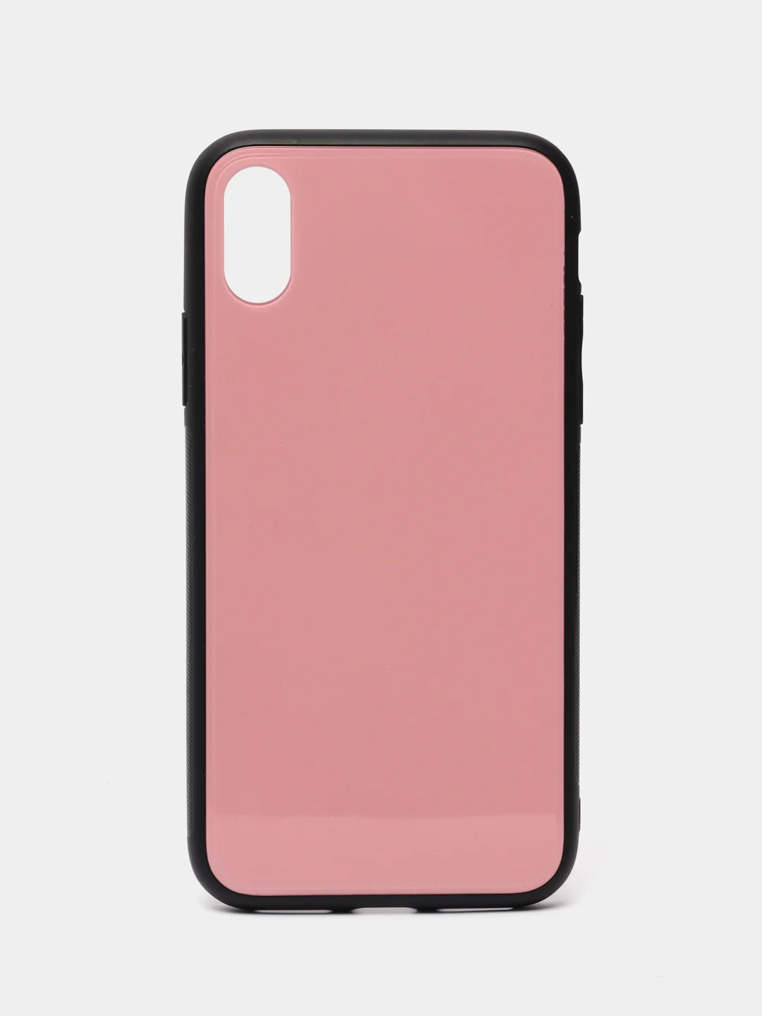 Кораллово-розовый чехол iPhone 6 / 6s / 7 / 8 / X / Xs / 7 Plus / 8 Plus / 5 / 5s / Se стеклянная панель