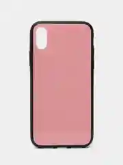 Кораллово-розовый чехол iPhone 6 / 6s / 7 / 8 / X / Xs / 7 Plus / 8 Plus / 5 / 5s / Se стеклянная панель