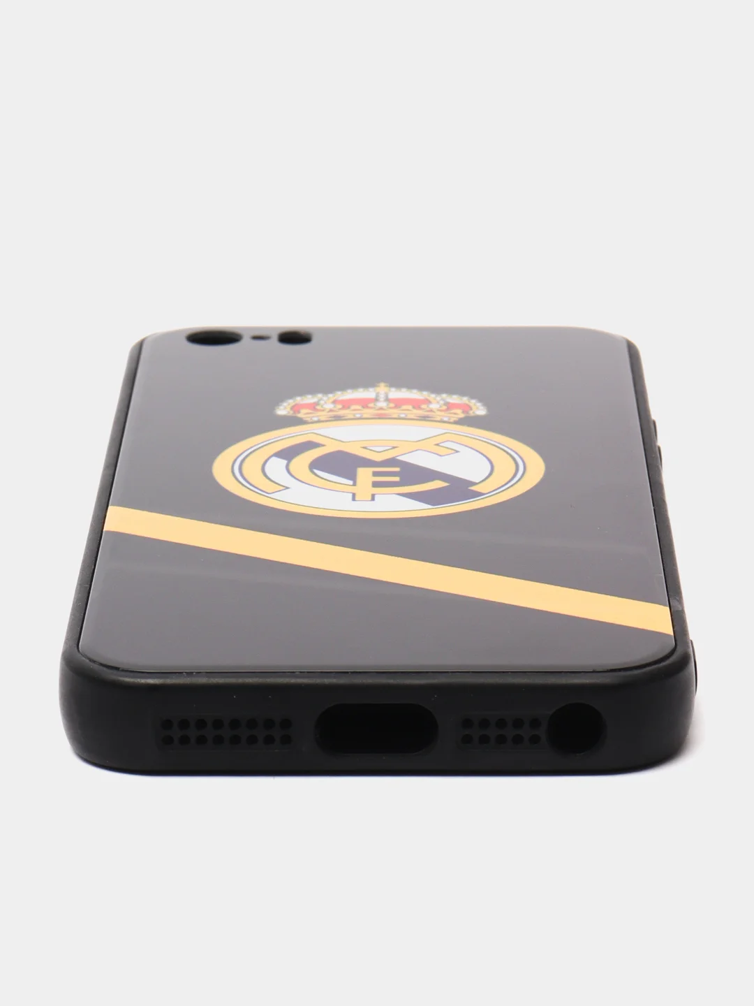 Светло-оранжевый чехол с рисунком для iPhone 5 / 5s / Se / 6 / 6s / 7 / 8 / Se 2020 стеклянная панель