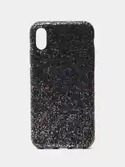Серый пластиковый чехол iPhone X / Xs / 7 Plus / 8 Plus разноцветный, внутри бархат