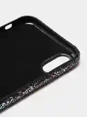 Серый пластиковый чехол iPhone X / Xs / 7 Plus / 8 Plus разноцветный, внутри бархат