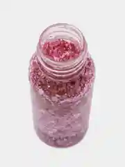 Розовый глиттер для лица, блестки для лица и тела