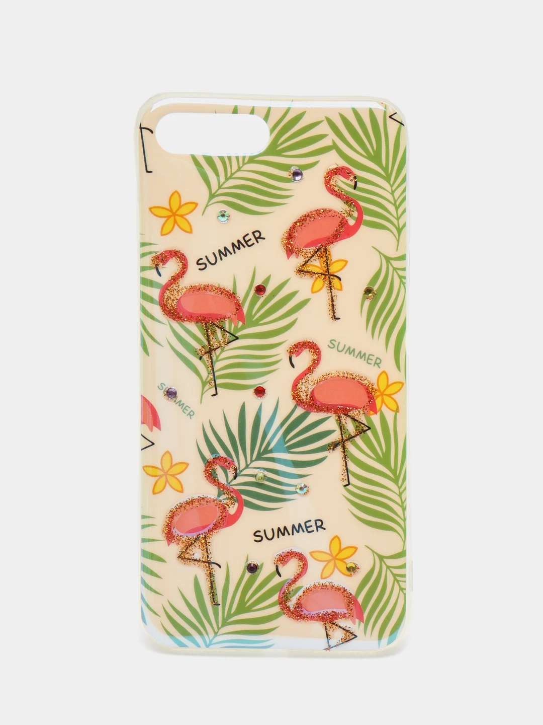 Зеленый силиконовый чехол с рисунком на айфон 6 / 6s / X / Xs / 7 Plus / 8 Plus