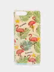 Зеленый силиконовый чехол с рисунком на айфон 6 / 6s / X / Xs / 7 Plus / 8 Plus