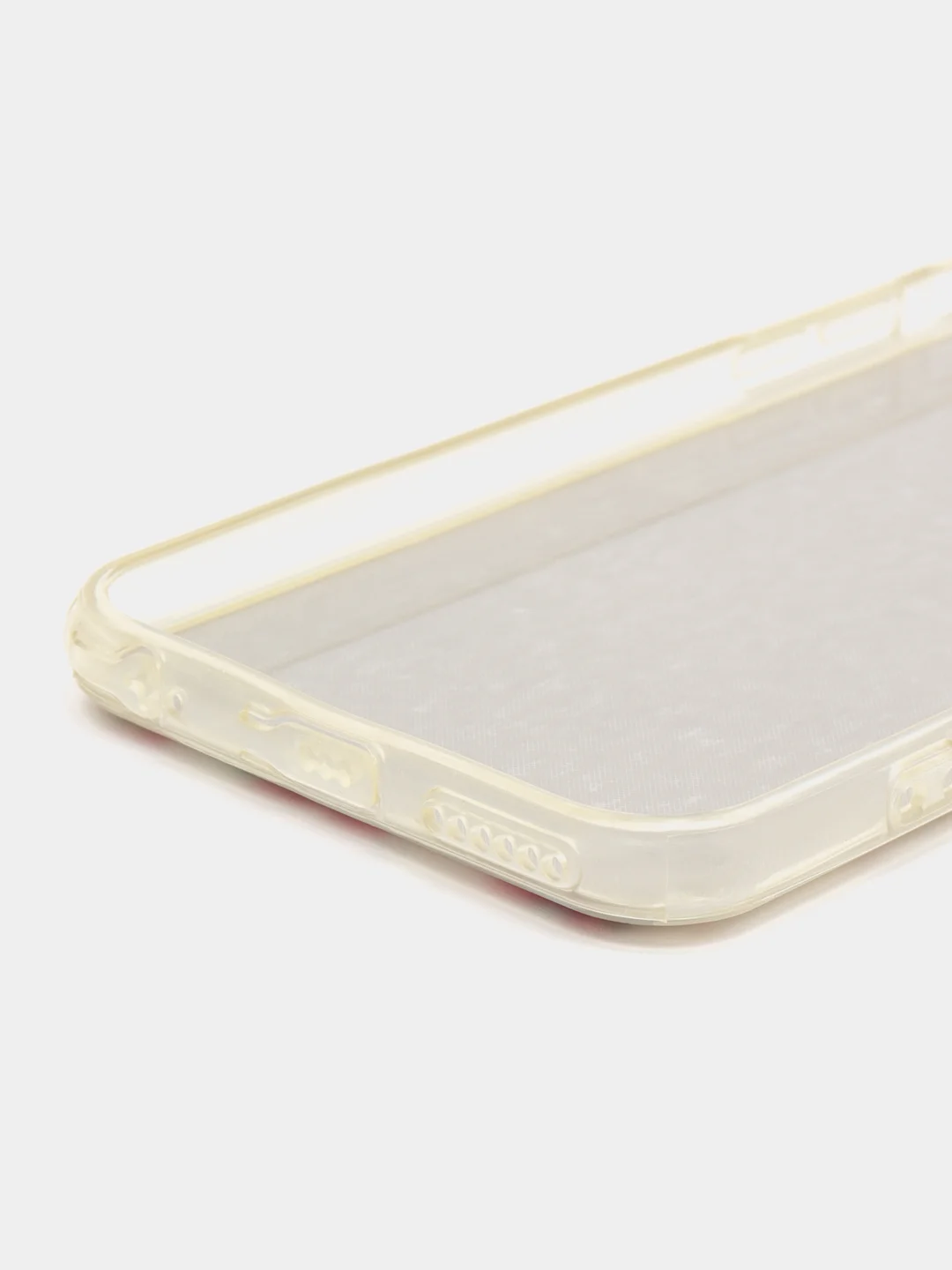 Кораллово-розовый чехол iPhone 6 / 6s силиконовый с рисунком
