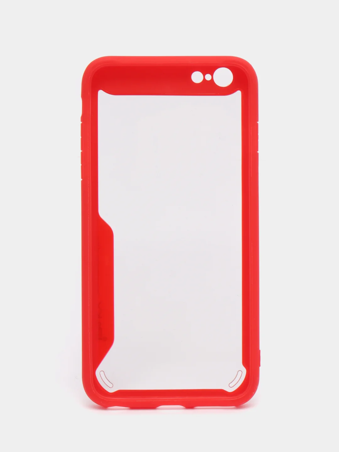 Красный противоударный чехол бампер iPhone 7 / 8 / Se 2020 / X / Xs / 6 Plus / 7 Plus / 8 Plus