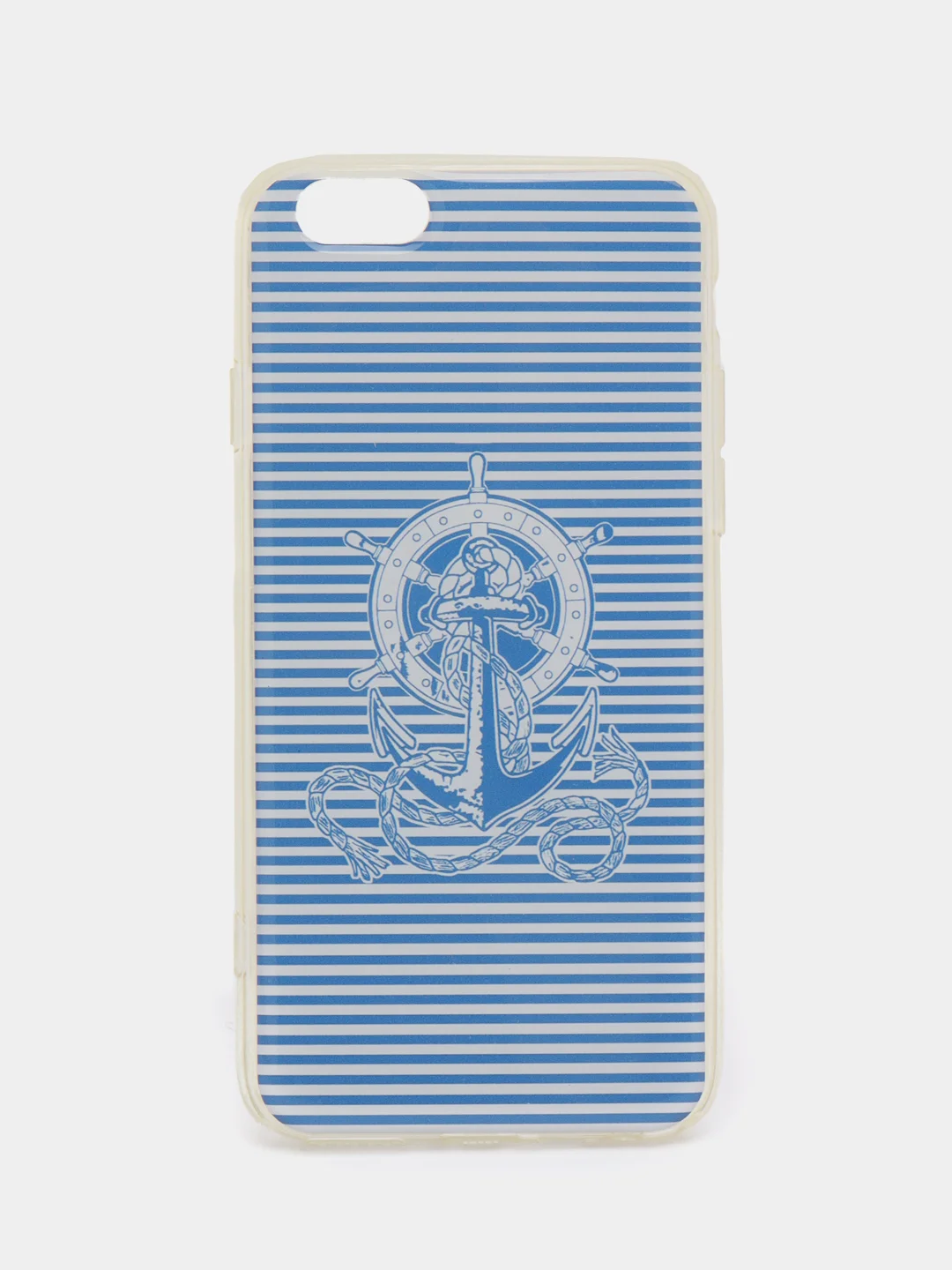 Голубой силиконовый чехол iPhone 6 / 6s с рисунком