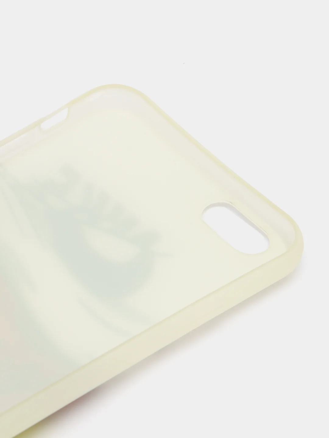 Желтый силиконовый чехол с рисунком на айфон 6 / 6s / X / Xs / 7 Plus / 8 Plus