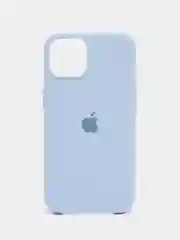 Небесно-голубой чехол iPhone 13, 13 mini, 13 Pro, 13 Pro Max силиконовый Silicone case с открытым низом