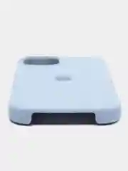 Небесно-голубой чехол iPhone 13, 13 mini, 13 Pro, 13 Pro Max силиконовый Silicone case с открытым низом