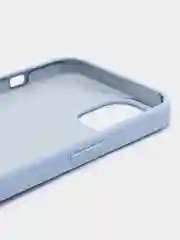 Небесно-голубой чехол iPhone 13, 13 mini, 13 Pro, 13 Pro Max силиконовый Silicone case с открытым низом